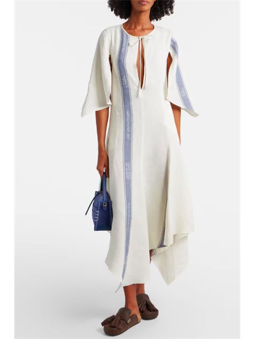 Asymmetrical linen dress JW ANDERSON | DR0524PG1898614